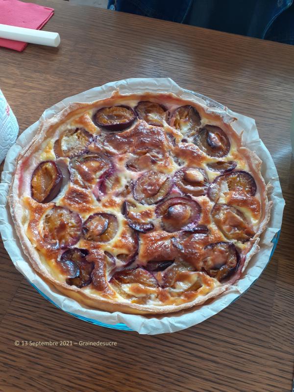 Tarte aux quetsches