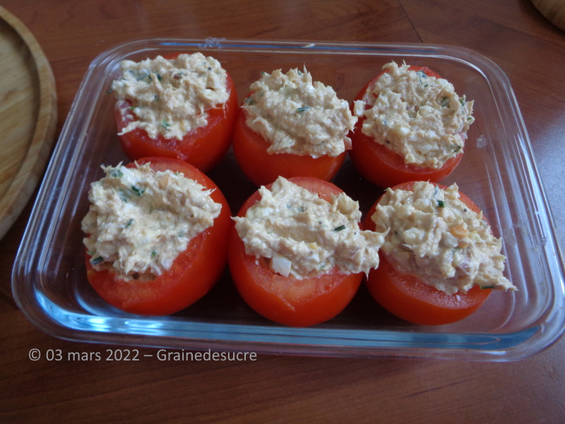 Tomates farcies au thon