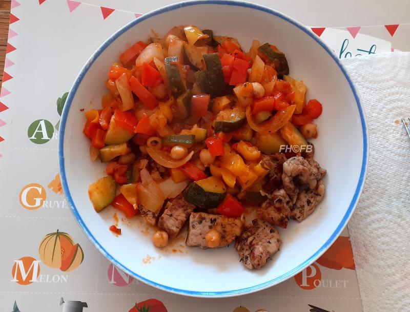 Veau aux l�gumes de l\'�t�