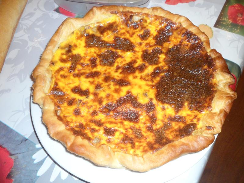 Quiche au chicons et reblochon