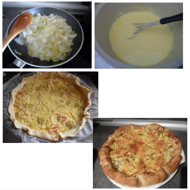 quiche aux endives et gruyre, 