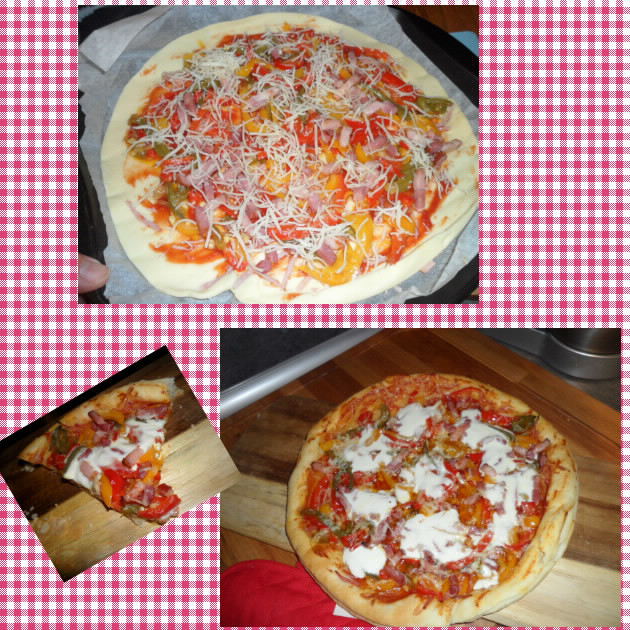 Tarte feuillete faon pizza