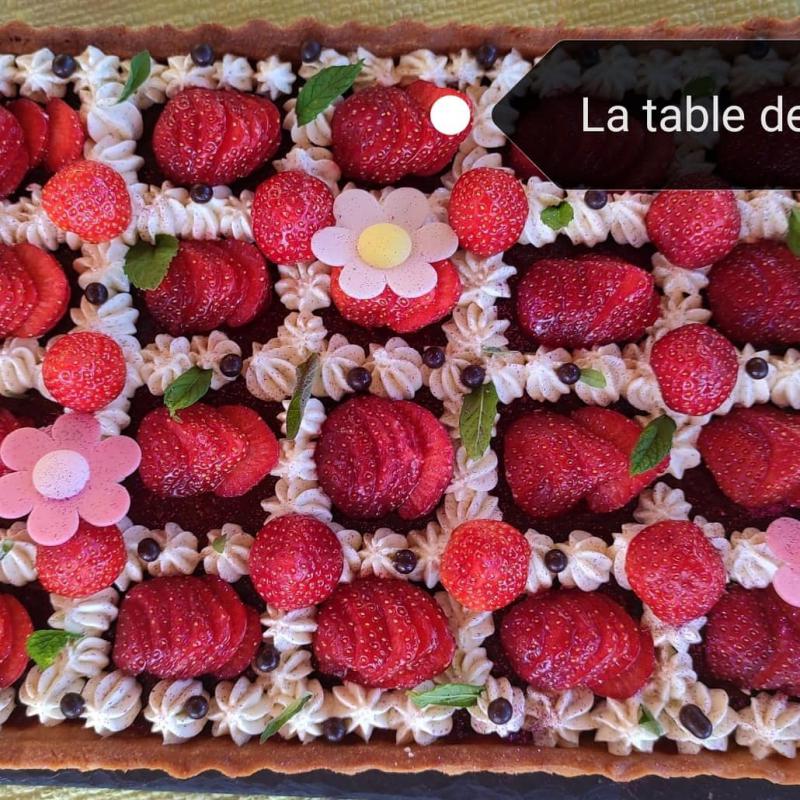 Tarte aux fraises