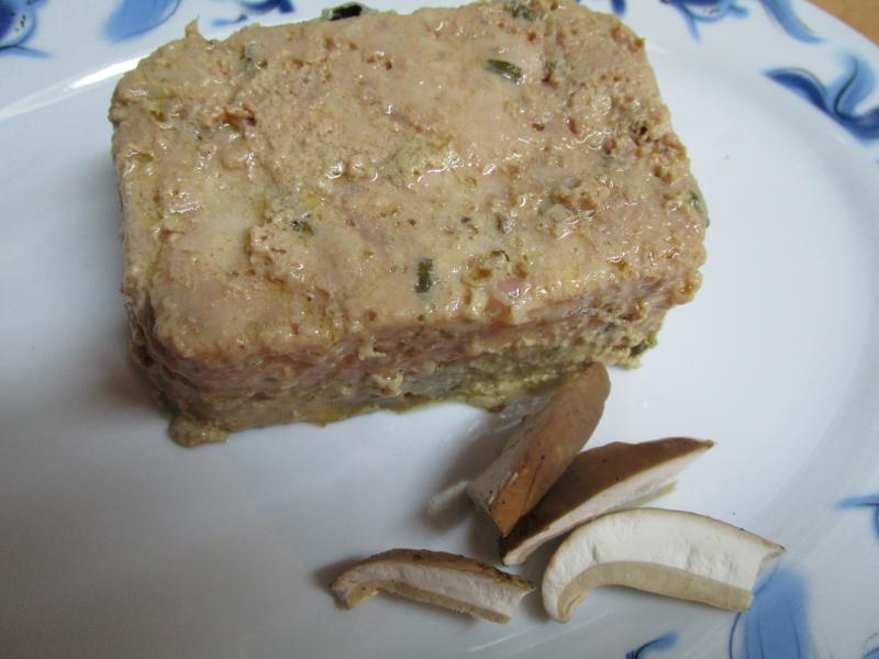 TERRINE DE CPES AU FOIE GRAS