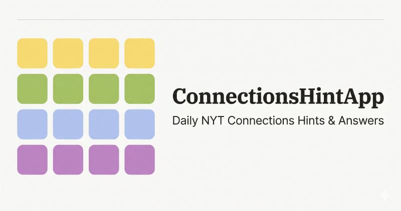 Connections Hint Today: Sharpen Your Thinking One Puzzle at a Time