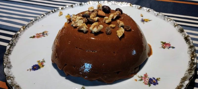 Cr�me de kakis au chocolat.