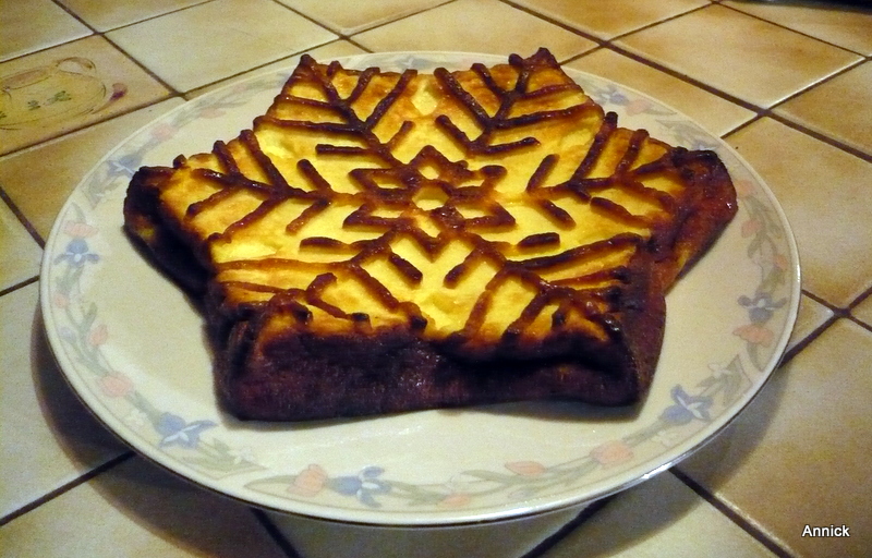 Gteau au fromage blanc de brebis  ( aux bananes).