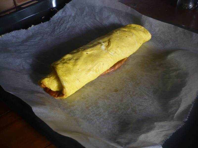 omelette au four.