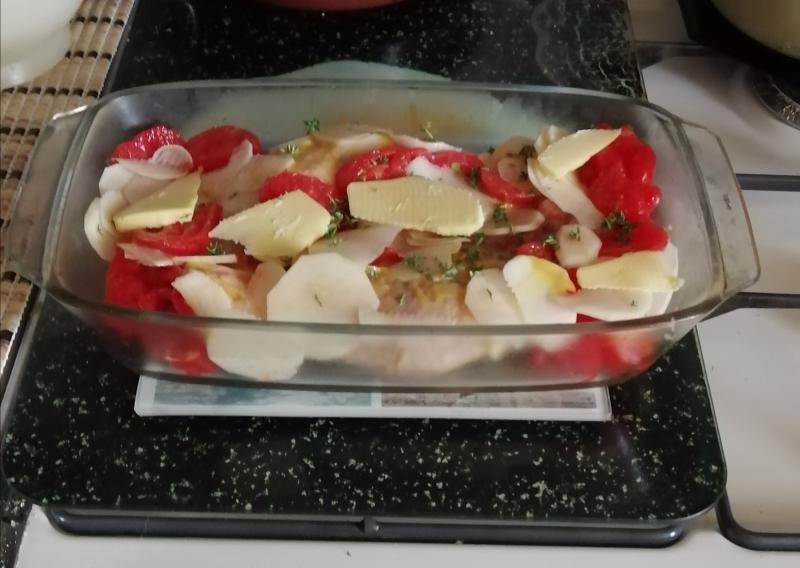 Cuisses de poulet au four.. 