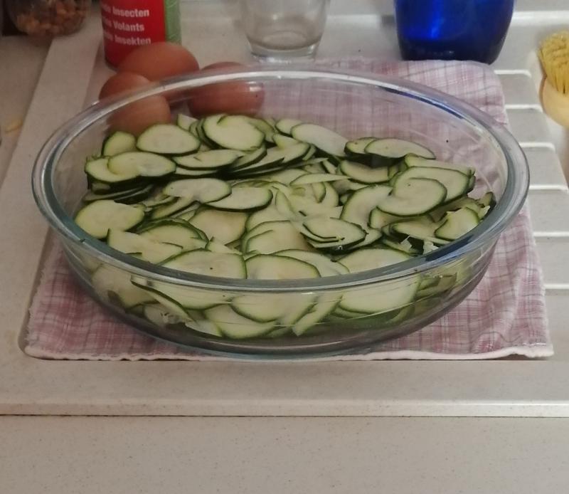Gteau de courgettes 