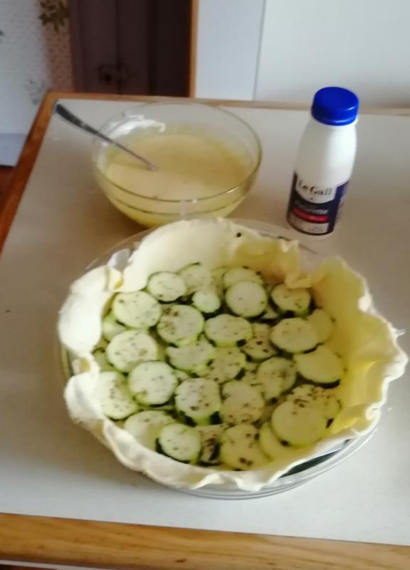 Tarte courgettes