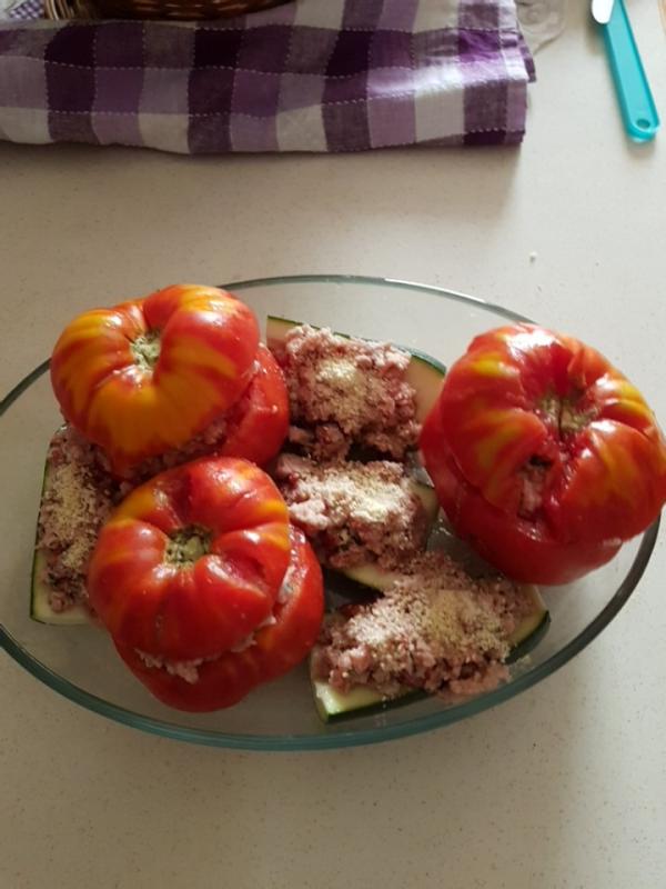 Tomates et cougettes