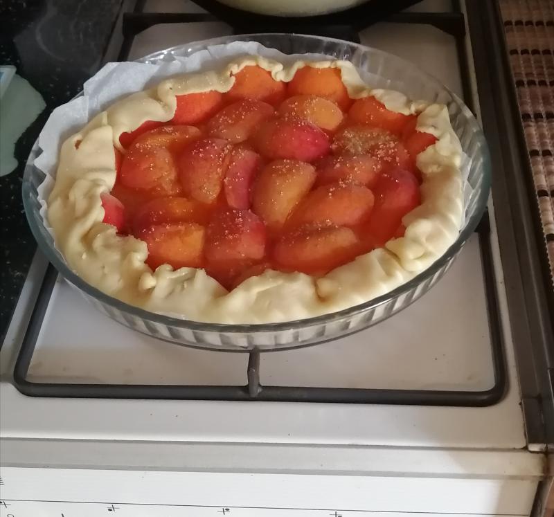Une tarte aux abricots.. 