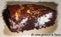 Brownie Marbr  la Noix de Coco 