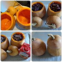 Butternut Farci au Chou Rouge