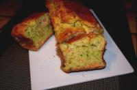 Cake au Saumon, Courgettes et Fromage de Chvre