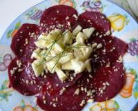 Carpaccio de Betteraves aux Pommes