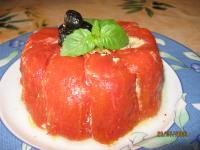 Charlotte de Tomate Cornu des Andes