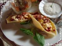 Conchiglionis Farcis à la Feta, Tomates Séchées et Pignons de Pin