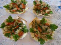 Coquilles Saint-Jacques en Salade