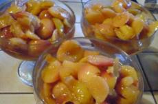 Coupelles de Nectarines