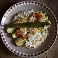 Courgettes au four