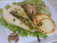 Crottin Grillé et sa Salade de Poire et Pistaches