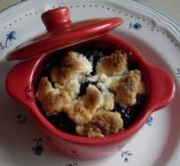 Crumble aux Mres en Mini-cocottes