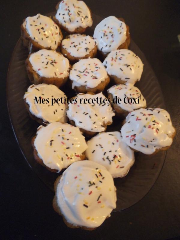 Cupcakes en ftes aux pommes et 4 pices