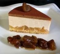 Entremet Poires - Marrons - Caramel