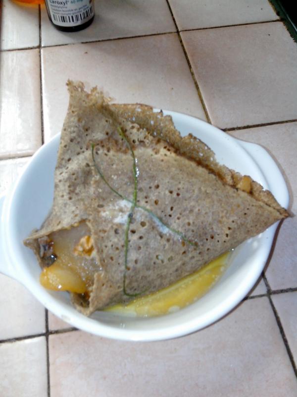 Galettes au Roquefort et aux Poires