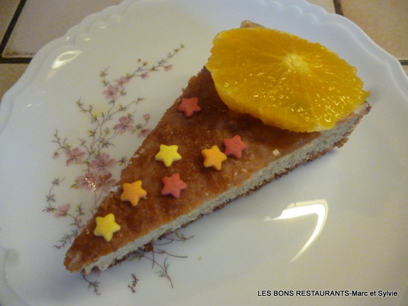 Gteau  l\'orange et aux amandes