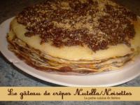 Gteau de Crpes Nutella / Noisettes