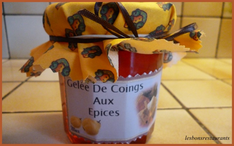 Gele de coing  l\'anis toil 