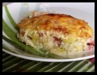 Gratin aux Lardons et Courgettes