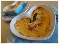 Gratin d\'oeufs durs au jambon et au curry