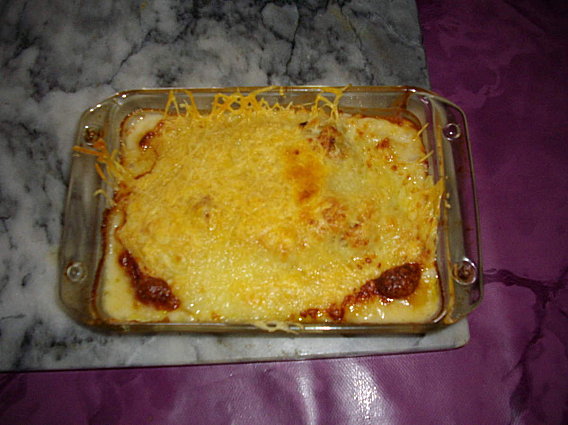 Gratin de Chou-Fleur  la Cancoillotte