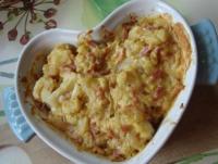 Gratin de Chou-Fleur  la Raclette et au Curry 