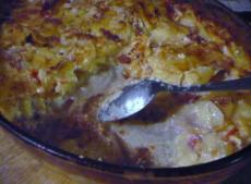 Gratin de Pommes de Terre aux Lardons