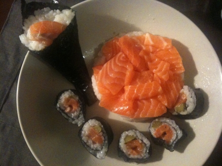 Makis au Saumon et Avocat