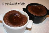 Mi-cuit au Chocolat / Noisettes en Cocotte