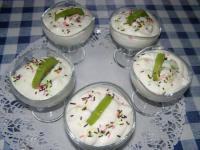 Mousse au Fromage Blanc et aux Kiwis