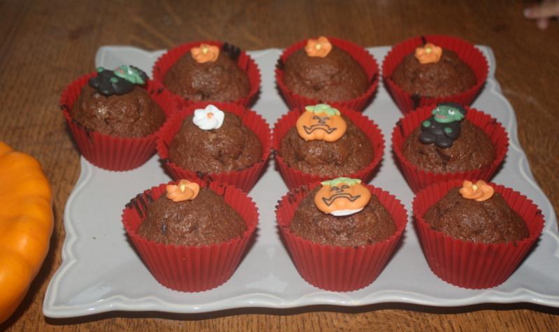 Muffins au choco-caramel et beurre sal