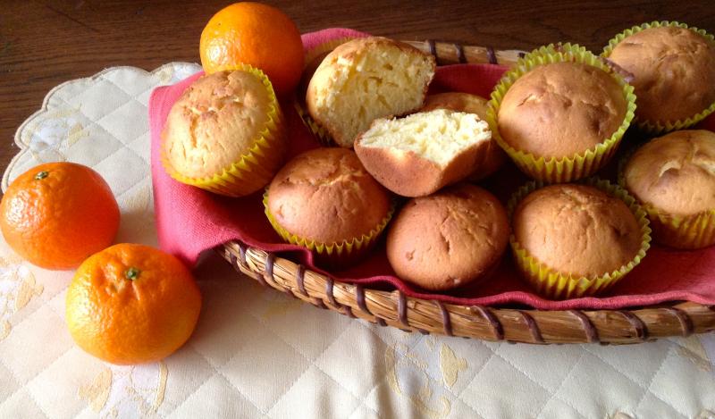 Muffins au fromage frais et clmentines