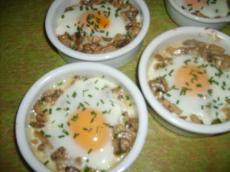 Oeufs aux Champignons