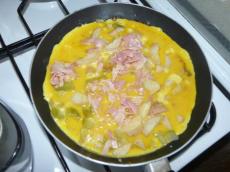 Omelette aux Courgettes
