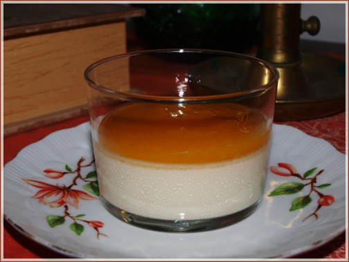 Panacotta au Coulis de Potimarron