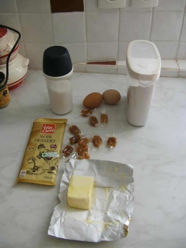 Petites Madeleines Chocolat / Caramel au Beurre Sal