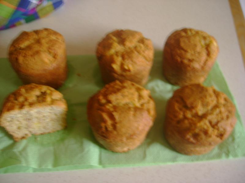 Petits Cakes aux Pommes et Rhum