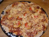 Pizza aux Coquilles Saint-Jacques